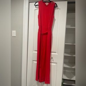Red Michael Kors jumpsuit